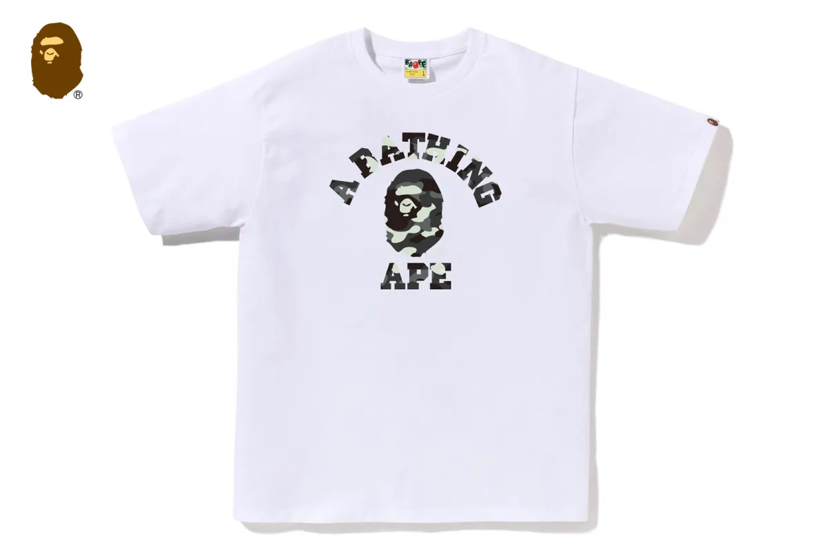 CITY CAMO COLLEGE TEE sold by Bape