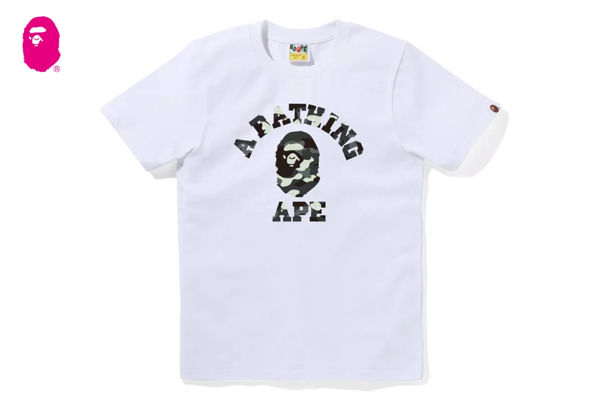 CITY CAMO COLLEGE TEE sold by Bape