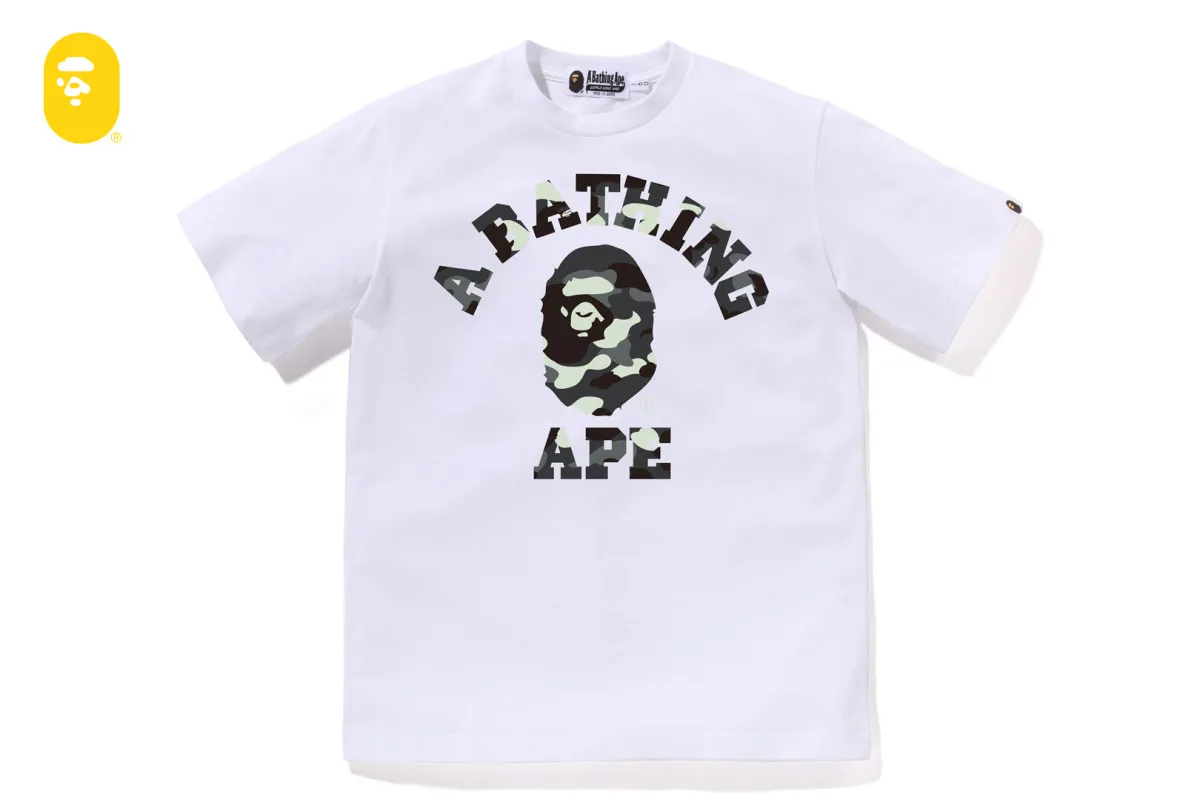 CITY CAMO COLLEGE TEE sold by Bape