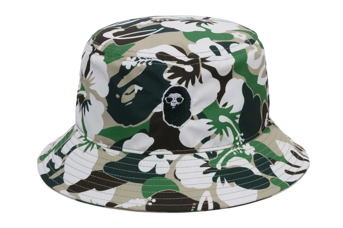 ABC RESORT CAMO BUCKET HAT sold by Bape