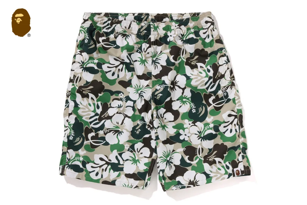 ABC RESORT CAMO BEACH SHORTS sold by Bape