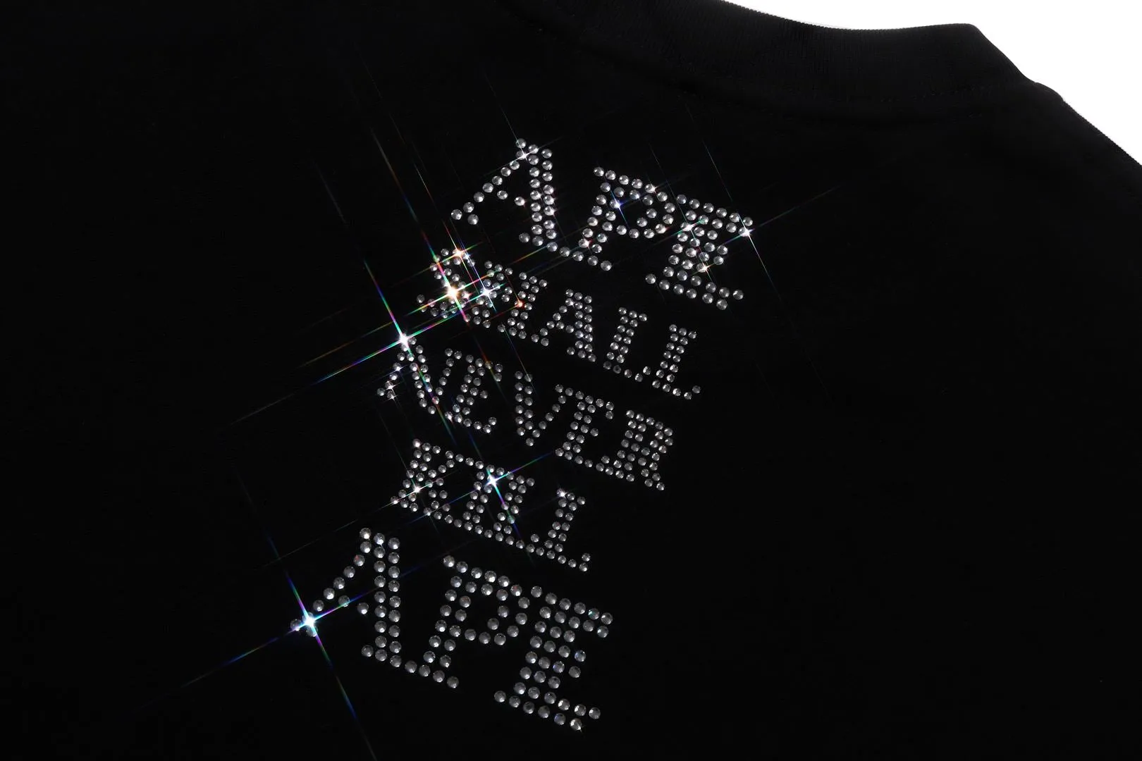 RHINESTONE BAPE LOGO RELAXED FIT TEE sold by Bape product image thumbnail 4