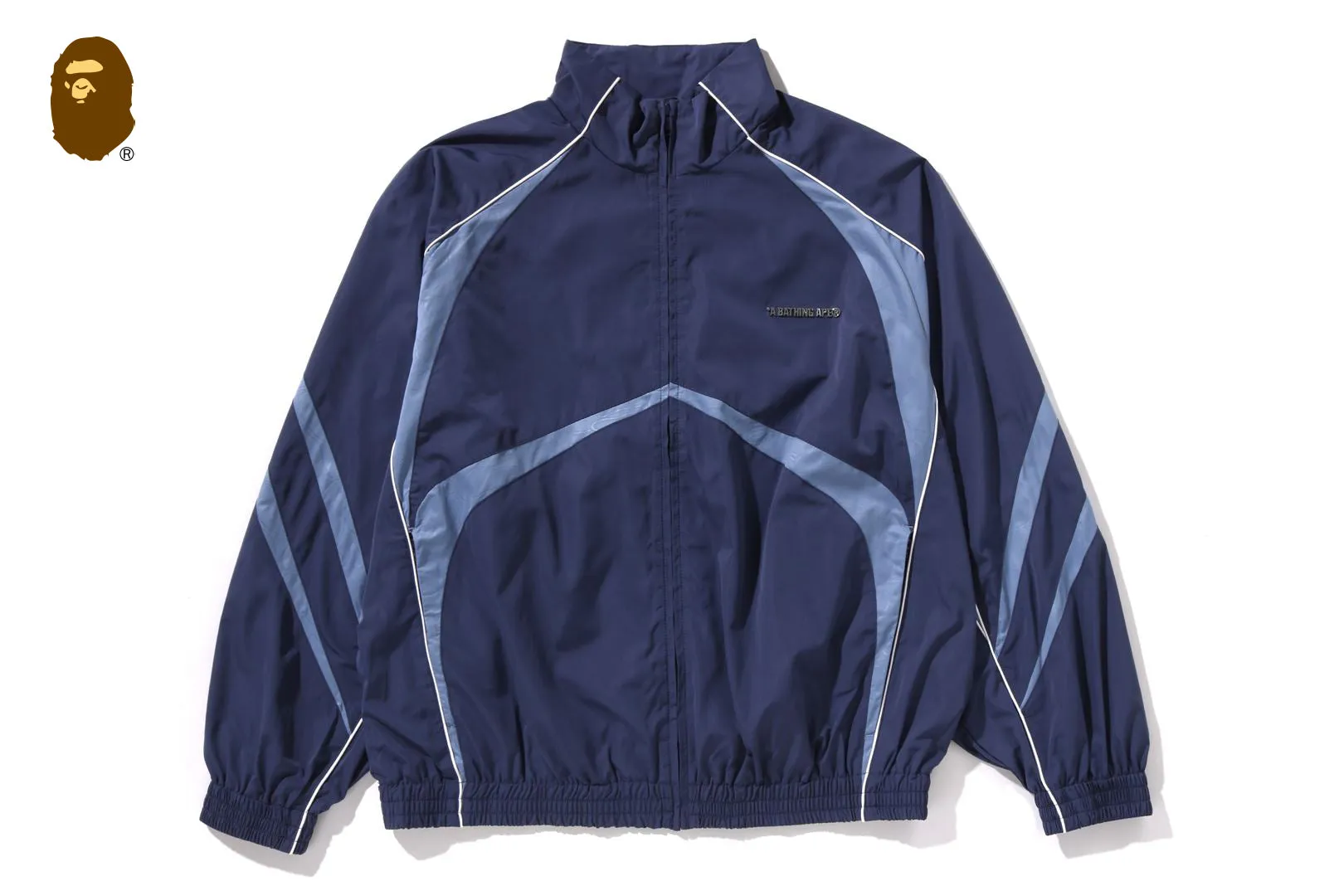 LINE CAMO METAL LOGO TRACK JACKET sold by Bape product image thumbnail 4