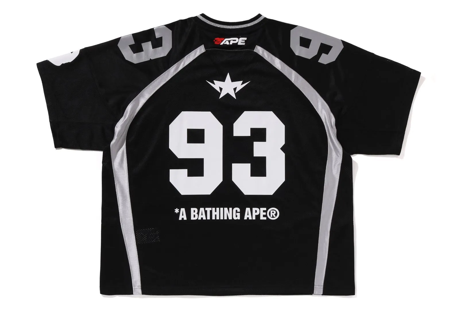 LINE CAMO JACQUARD RELAXED FIT FOOTBALL JERSEY sold by Bape product image thumbnail 2