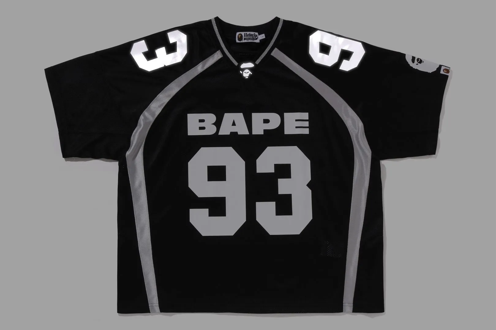 LINE CAMO JACQUARD RELAXED FIT FOOTBALL JERSEY sold by Bape product image thumbnail 3