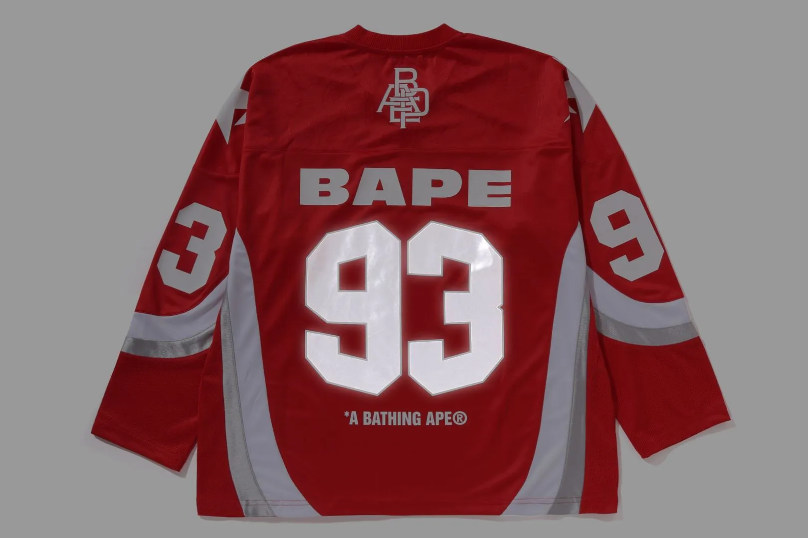 LINE CAMO JACQUARD LOGO RELAXED FIT ICE HOCKEY JERSEY sold by Bape product image thumbnail 3