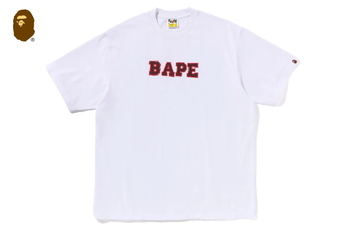 HAND DRAW BAPE LOGO RELAXED FIT TEE sold by Bape