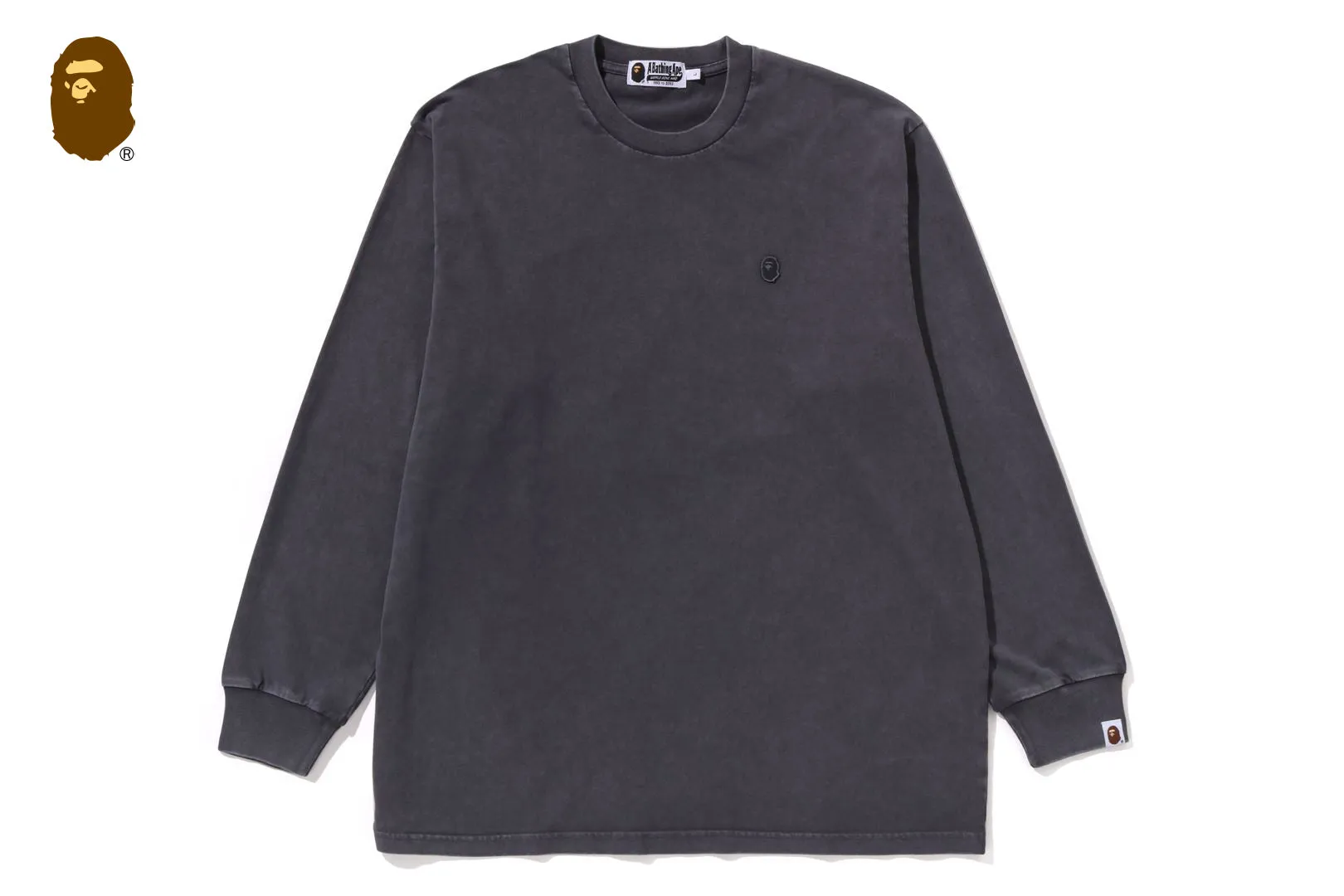 GARMENT DYE ONE POINT RELAXED FIT LS TEE sold by Bape product image thumbnail 4