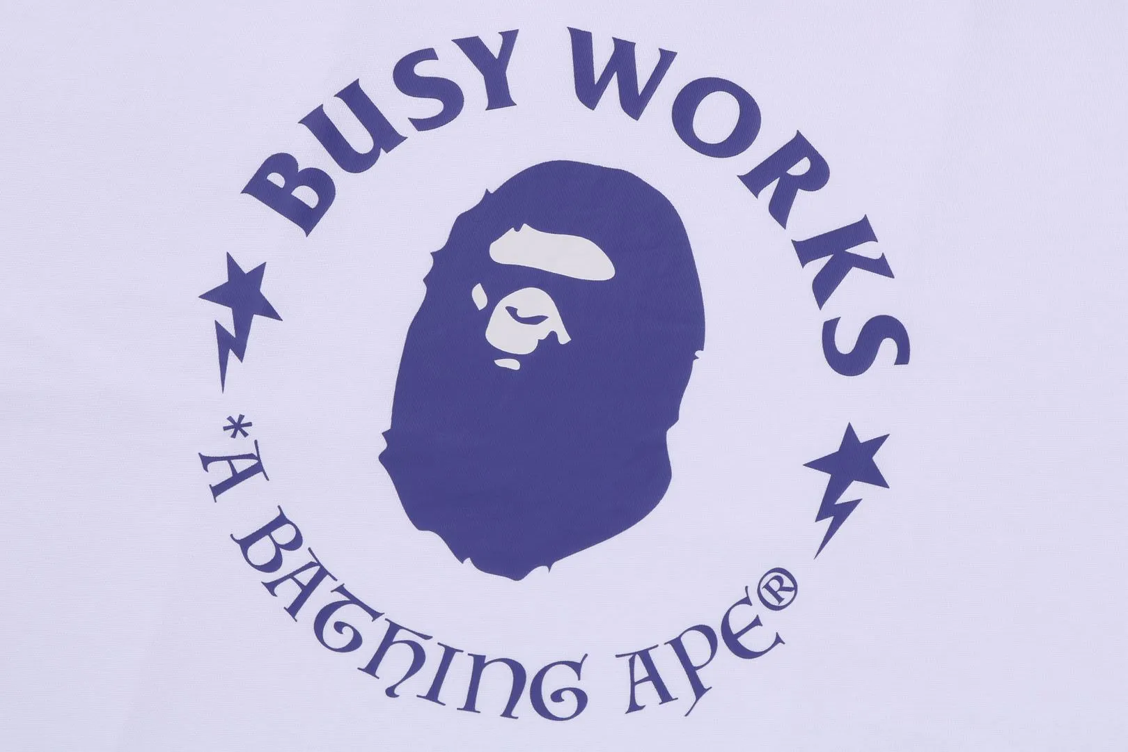 BUSY WORKS RELAXED FIT TEE sold by Bape product image thumbnail 3
