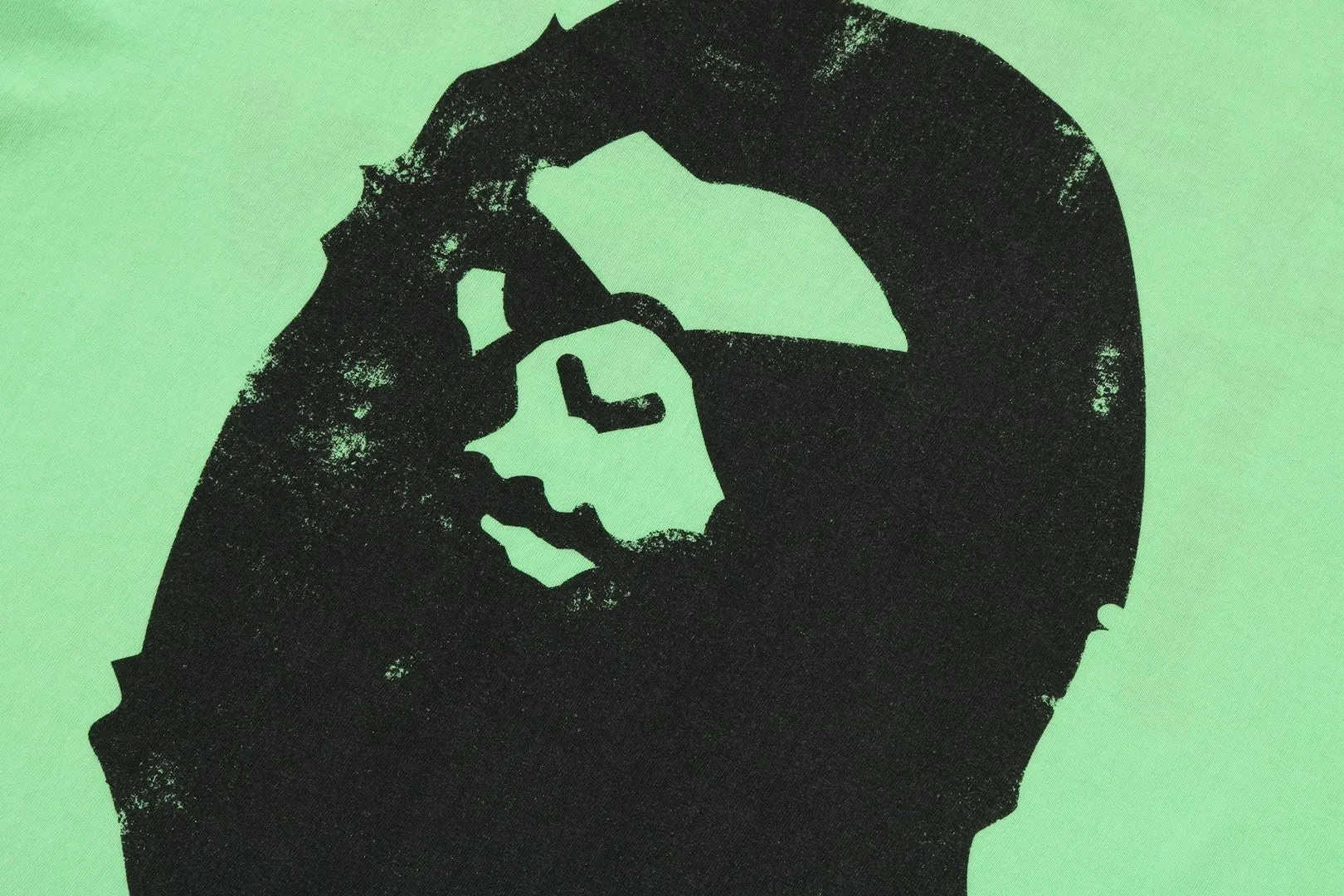 【 BAPE X SAINT MXXXXXX 】MAD FACE HANDPRINTING TEE sold by Bape product image thumbnail 3