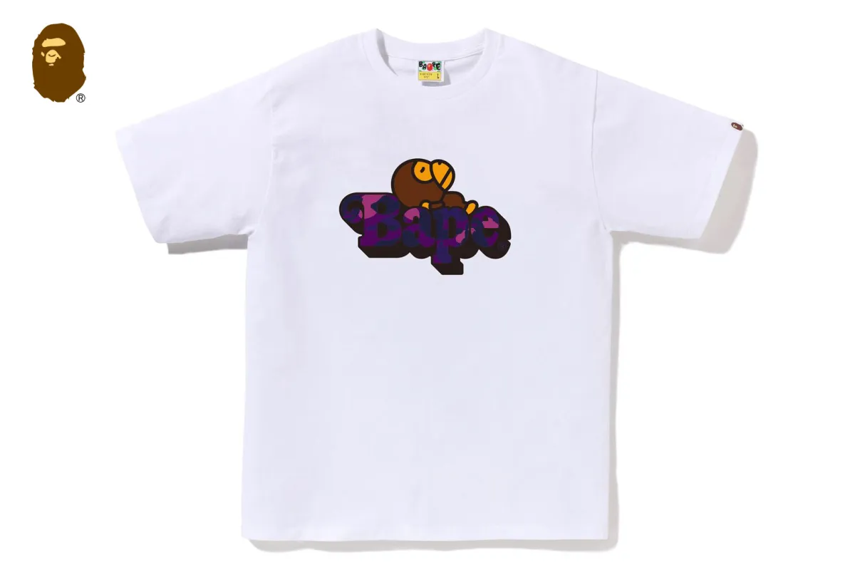 COLOR CAMO MILO ON BAPE TEE sold by Bape