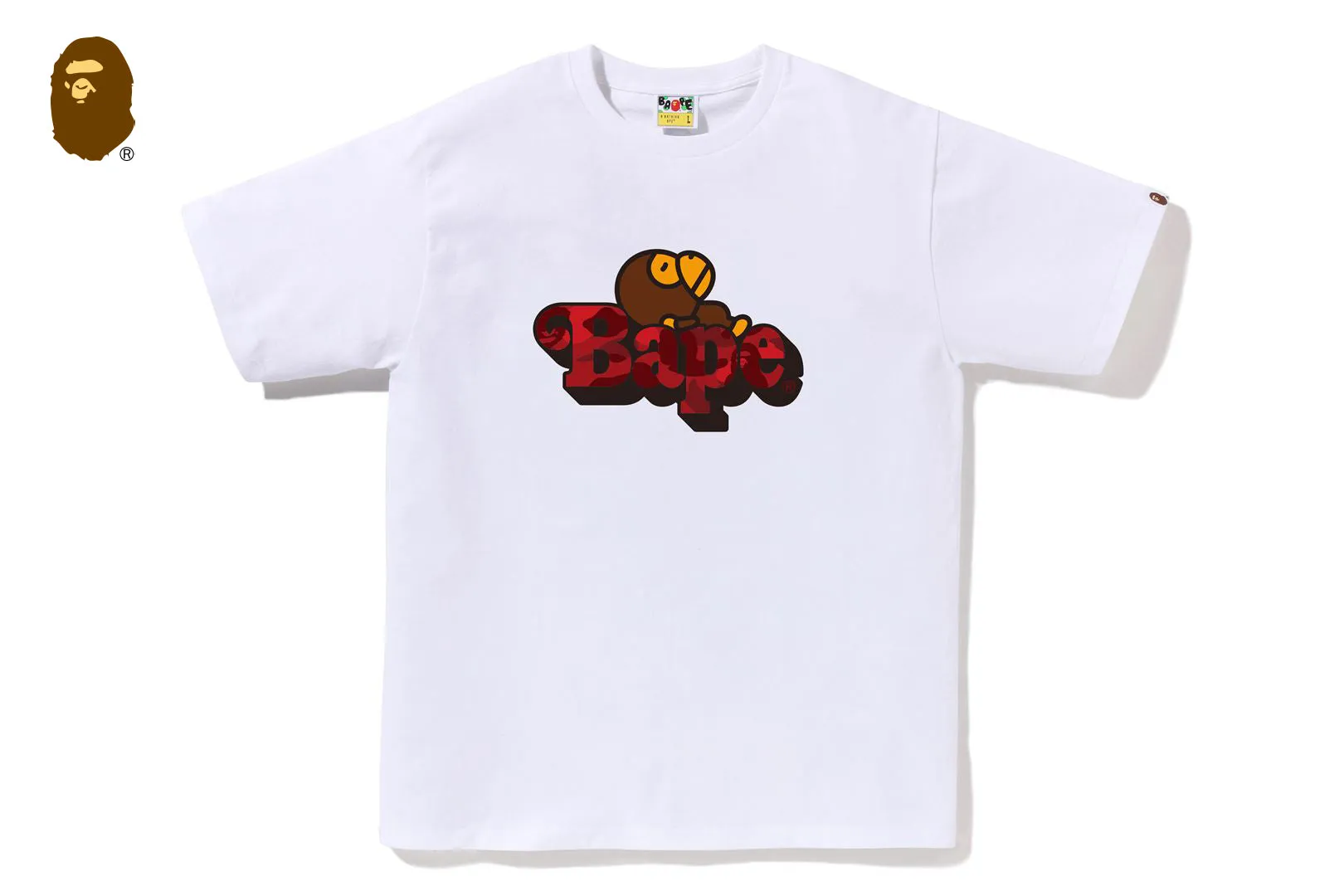 COLOR CAMO MILO ON BAPE TEE sold by Bape product image thumbnail 3