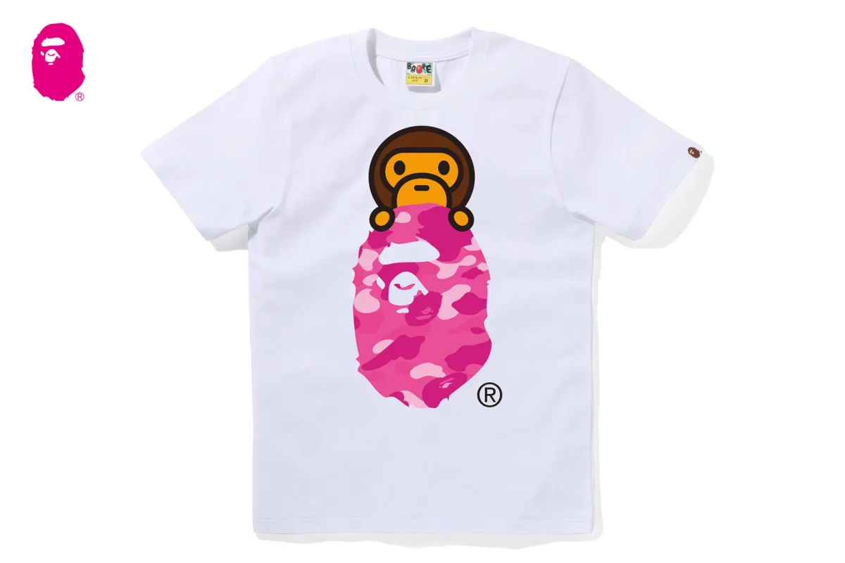 COLOR CAMO MILO ON APE HEAD TEE sold by Bape