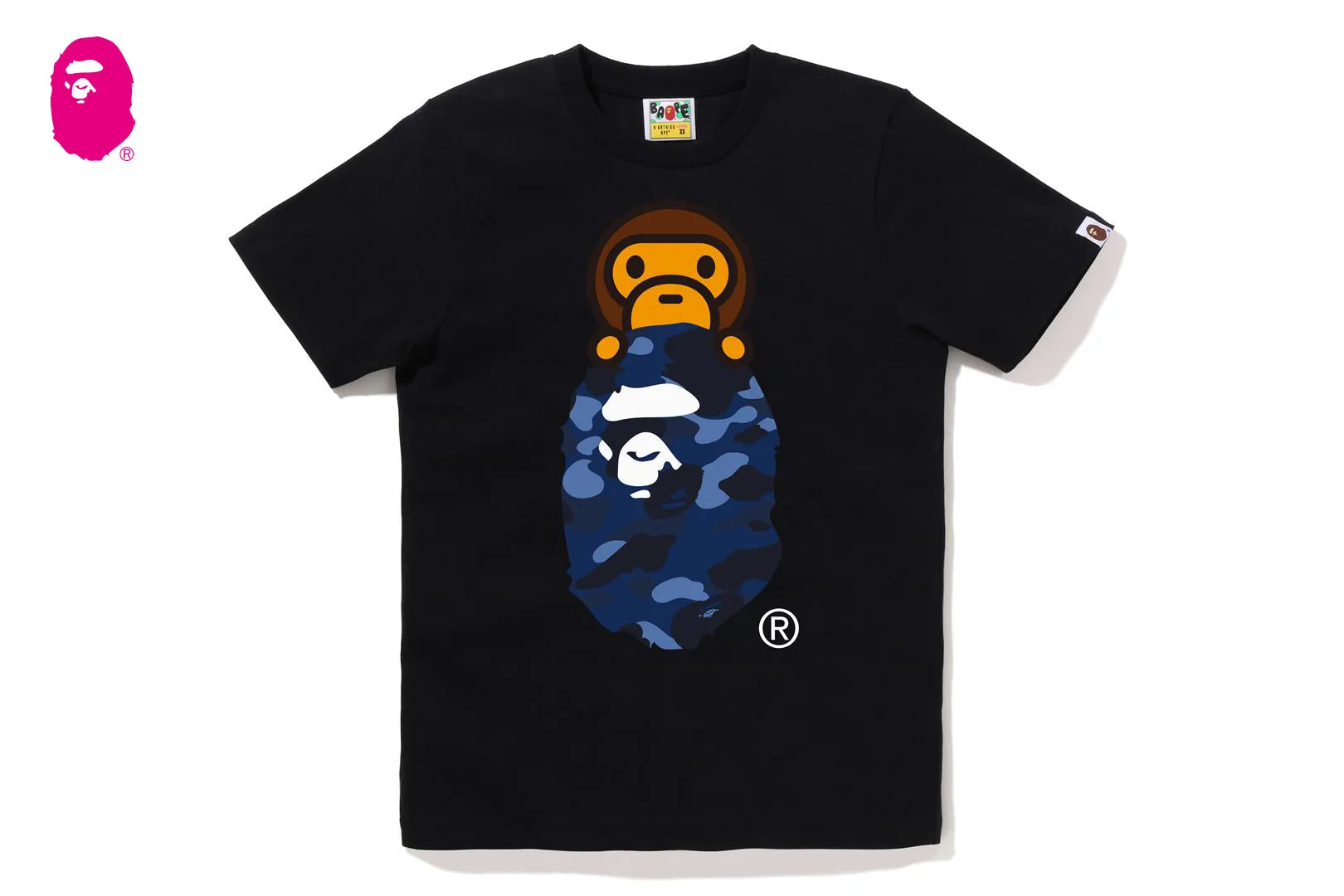 COLOR CAMO MILO ON APE HEAD TEE sold by Bape product image thumbnail 5
