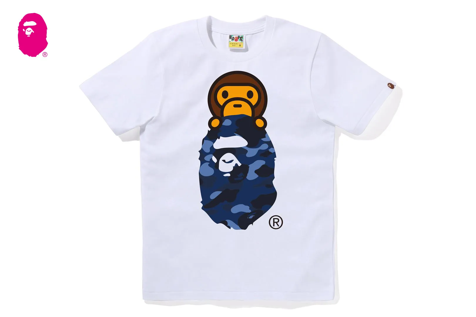COLOR CAMO MILO ON APE HEAD TEE sold by Bape product image thumbnail 3