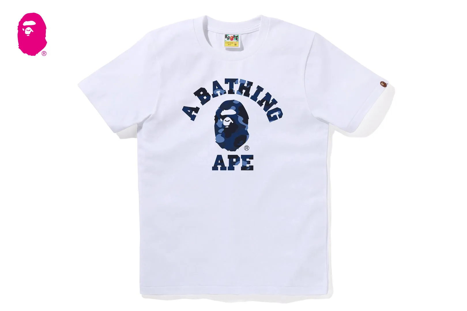 COLOR CAMO COLLEGE TEE sold by Bape product image thumbnail 3
