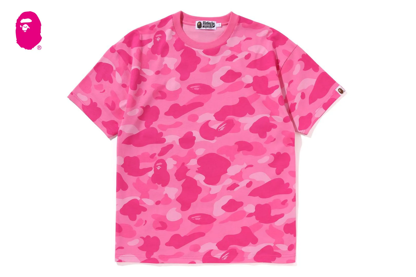COLOR CAMO BIG COLLEGE TEE sold by Bape product image thumbnail 4