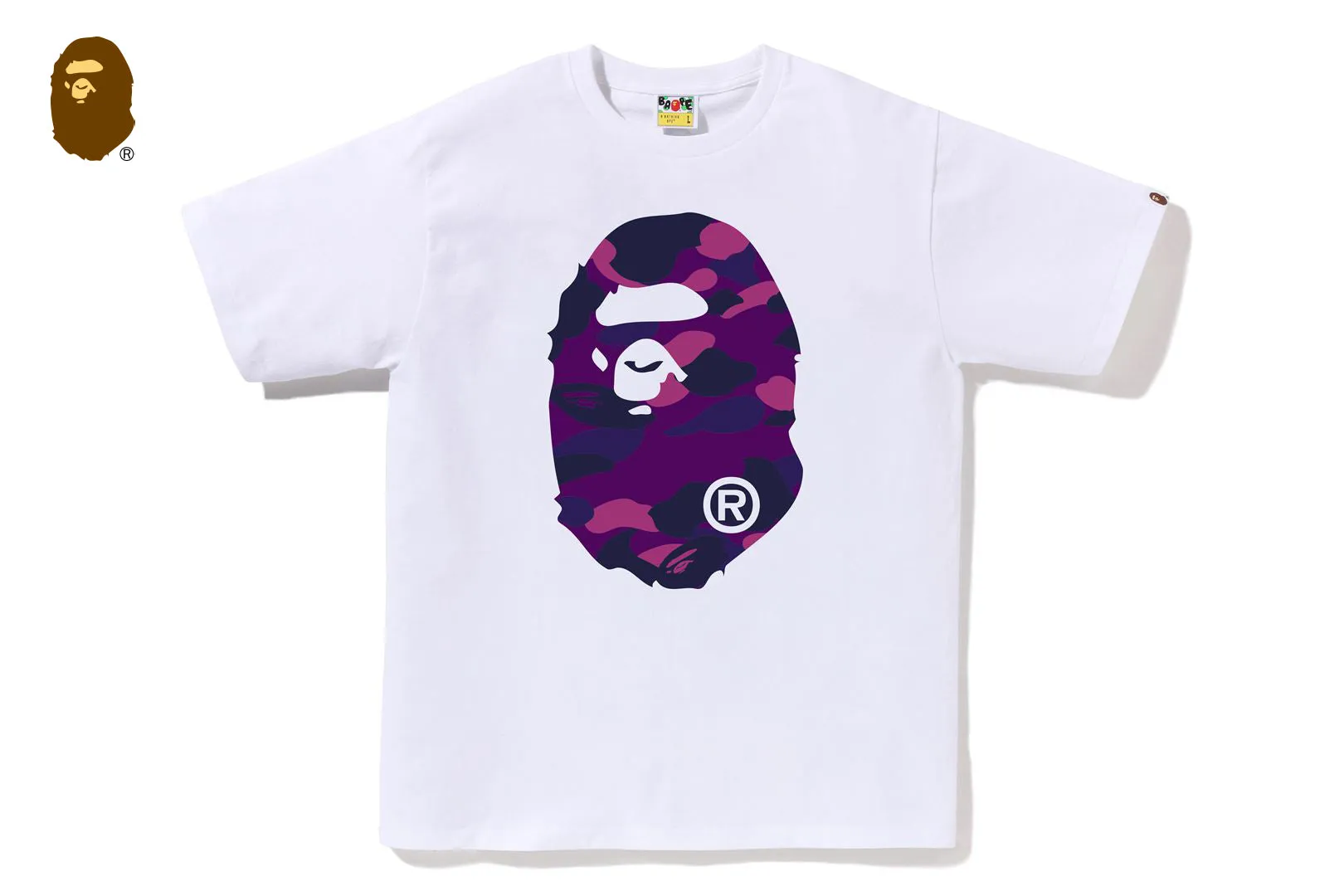 COLOR CAMO BIG APE HEAD TEE sold by Bape product image thumbnail 5