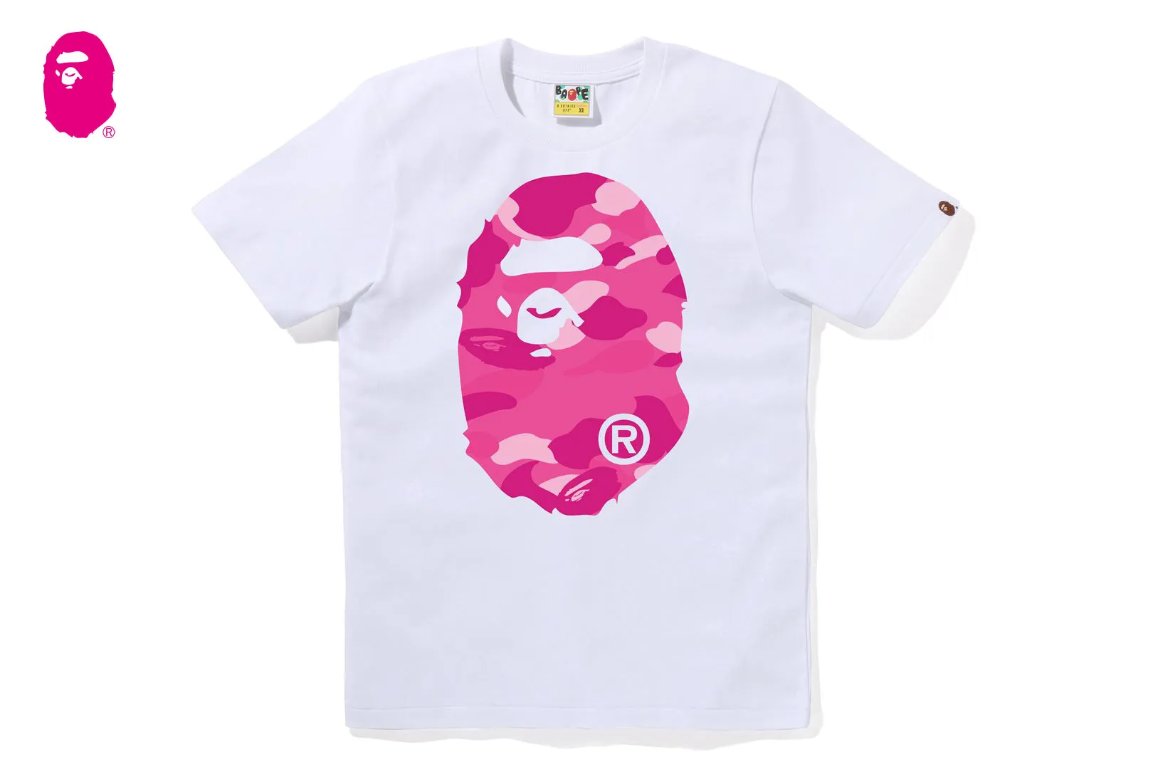 COLOR CAMO BIG APE HEAD TEE sold by Bape product image thumbnail 3