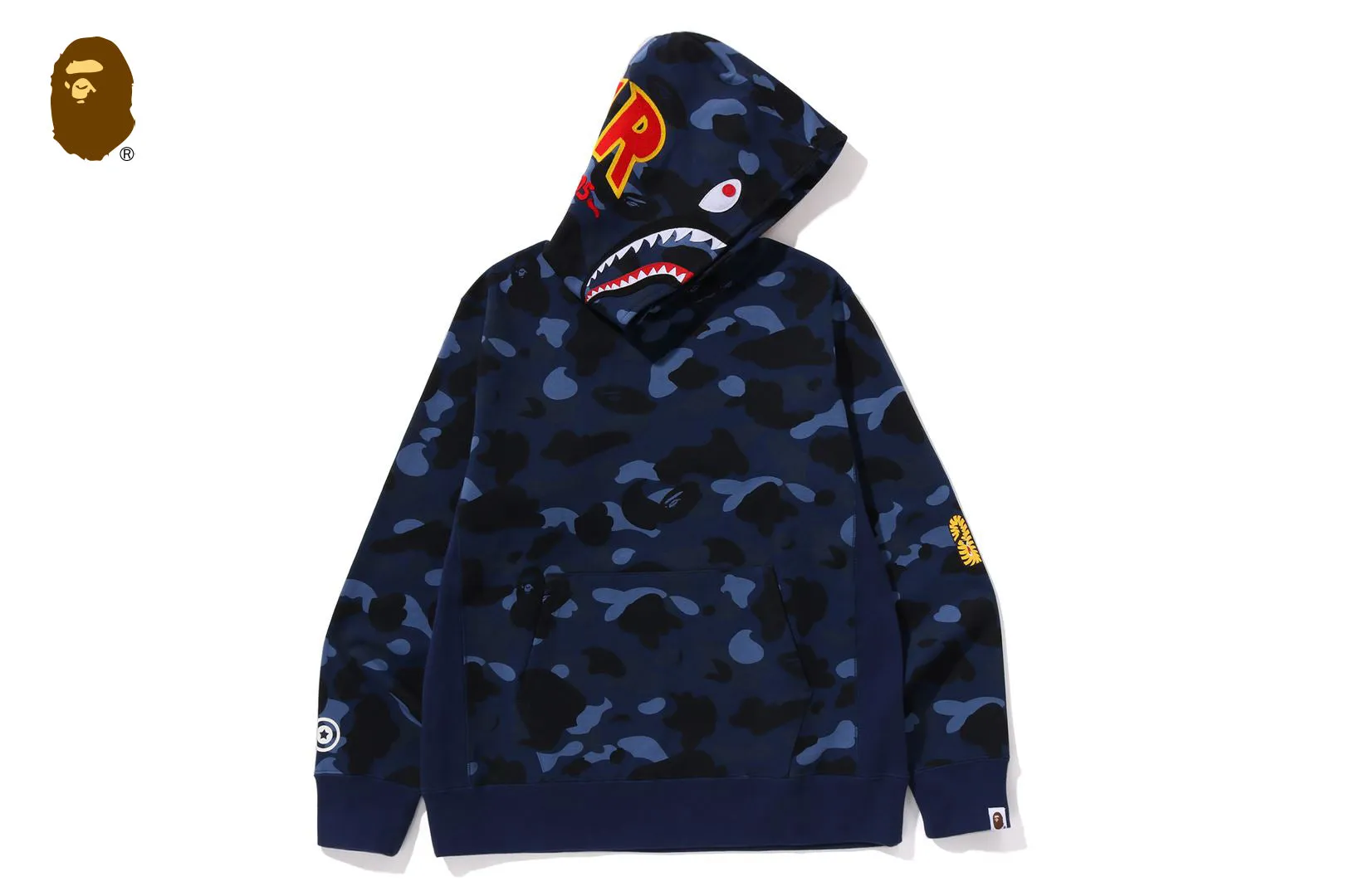COLOR CAMO 2ND SHARK PULLOVER HOODIE sold by Bape product image thumbnail 4
