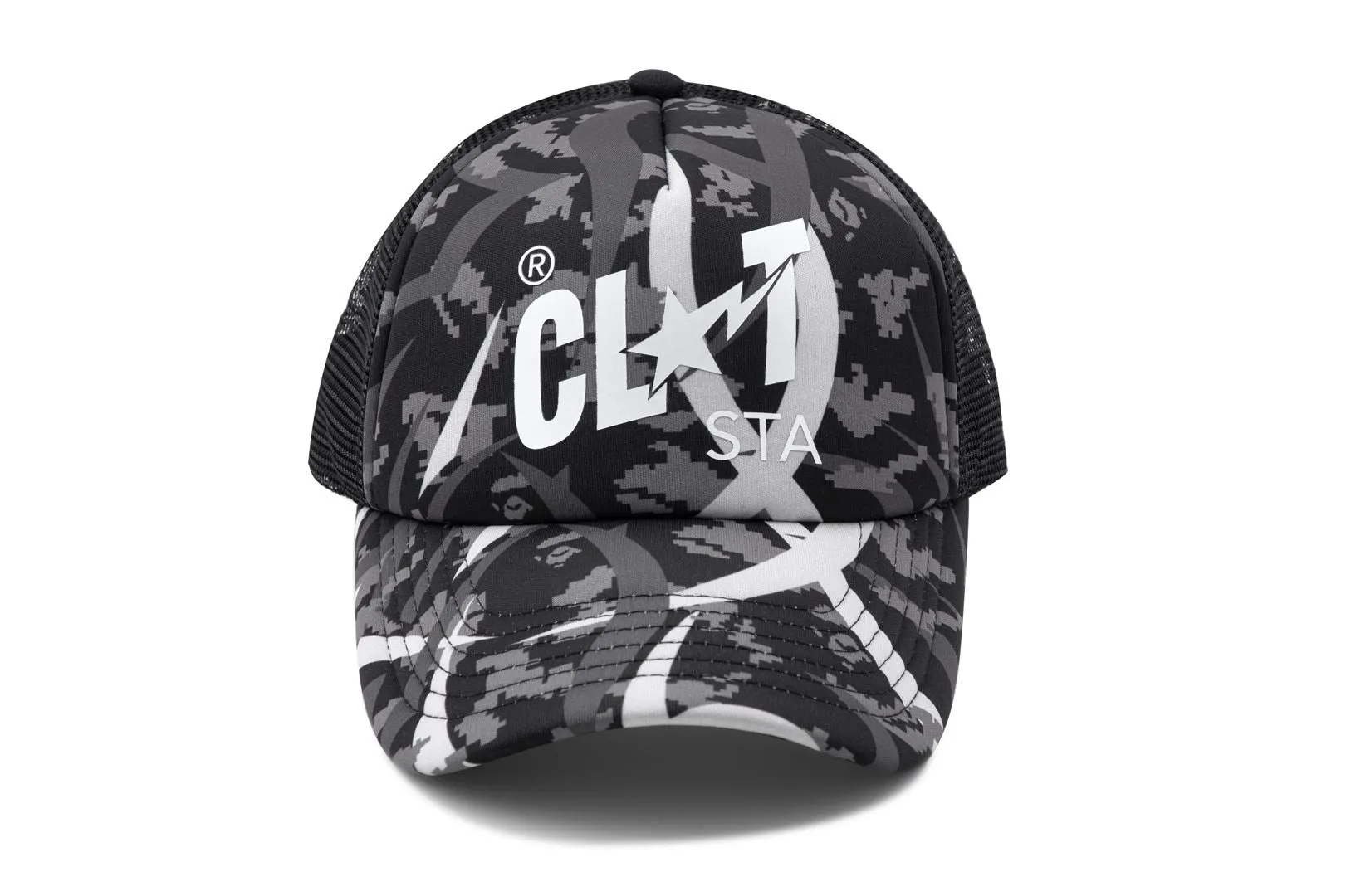 【 BAPE X CLOT 】EGRA CAMO TRUCKER CAP sold by Bape product image thumbnail 2