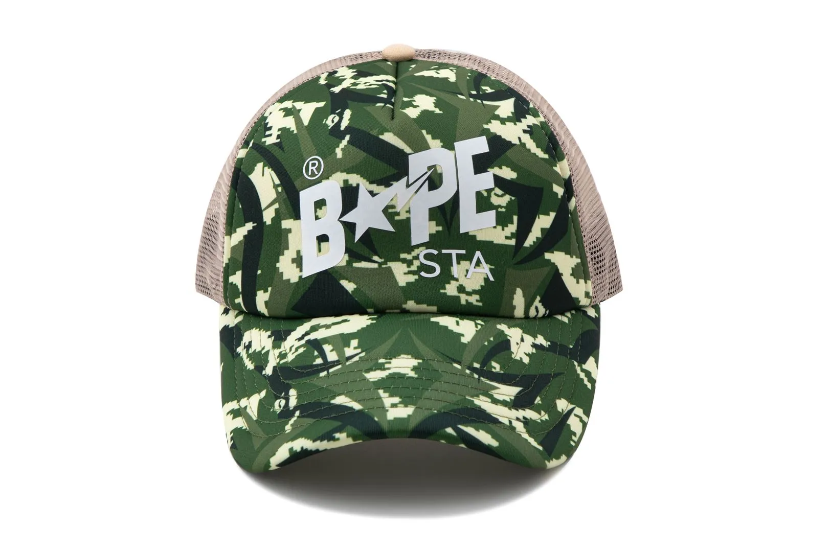 【 BAPE X CLOT 】EGRA CAMO TRUCKER CAP sold by Bape product image thumbnail 5