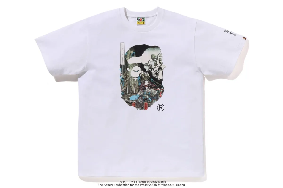 【 BAPE X UKIYO-E 】APE HEAD TEE #3 sold by Bape