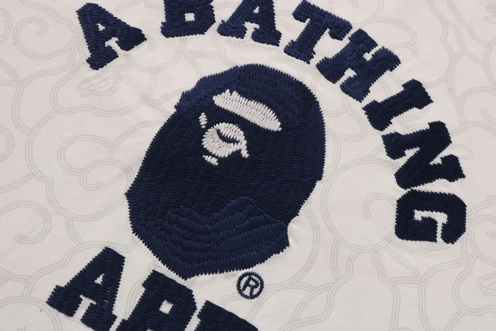 WASHED CLOUD CAMO COLLEGE RELAXED FIT TEE sold by Bape product image thumbnail 3