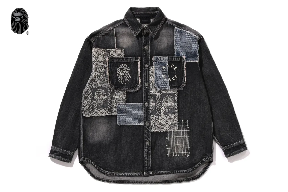 SHASHIKO PATCHWORK SHIRT sold by Bape