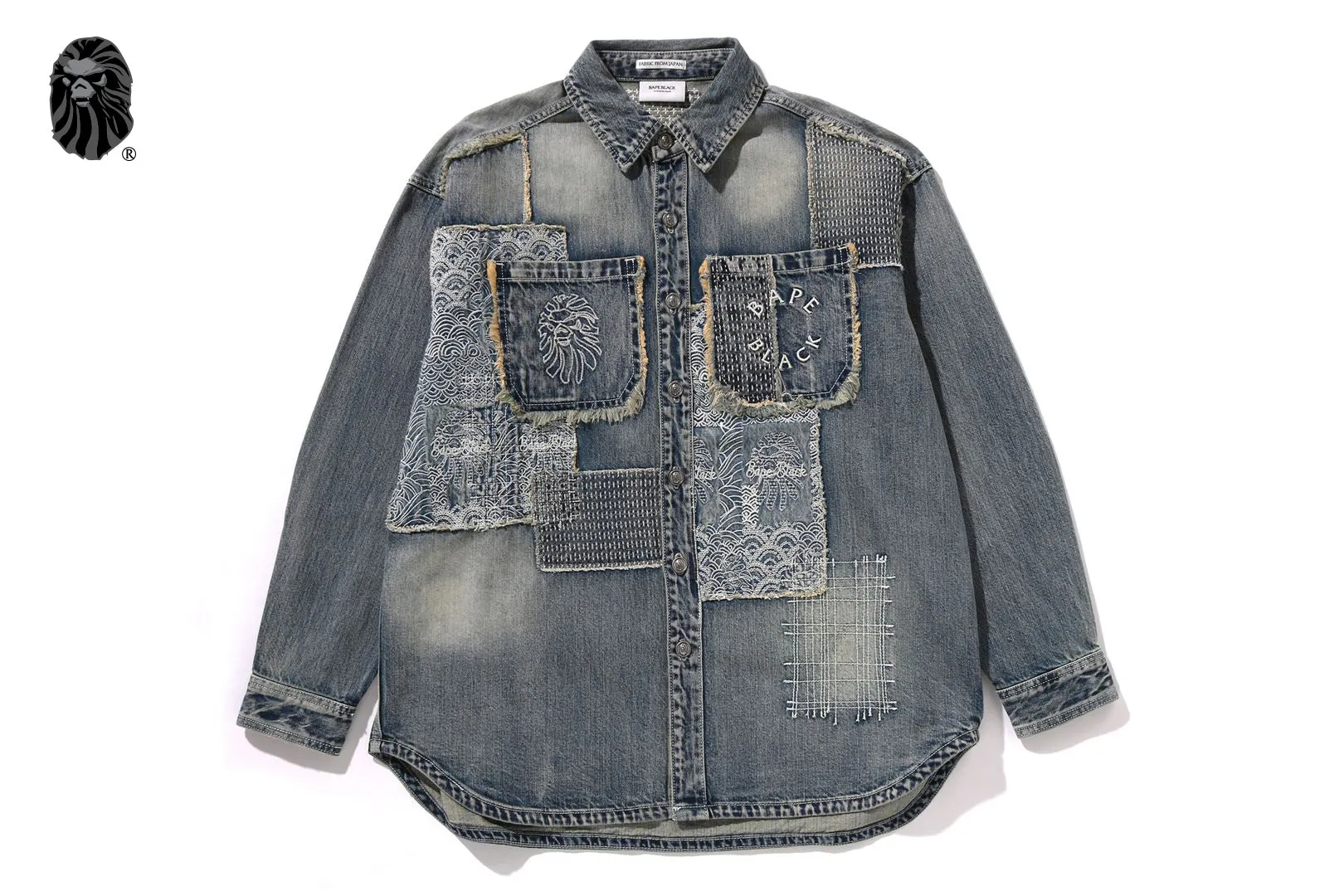 SHASHIKO PATCHWORK SHIRT sold by Bape product image thumbnail 3