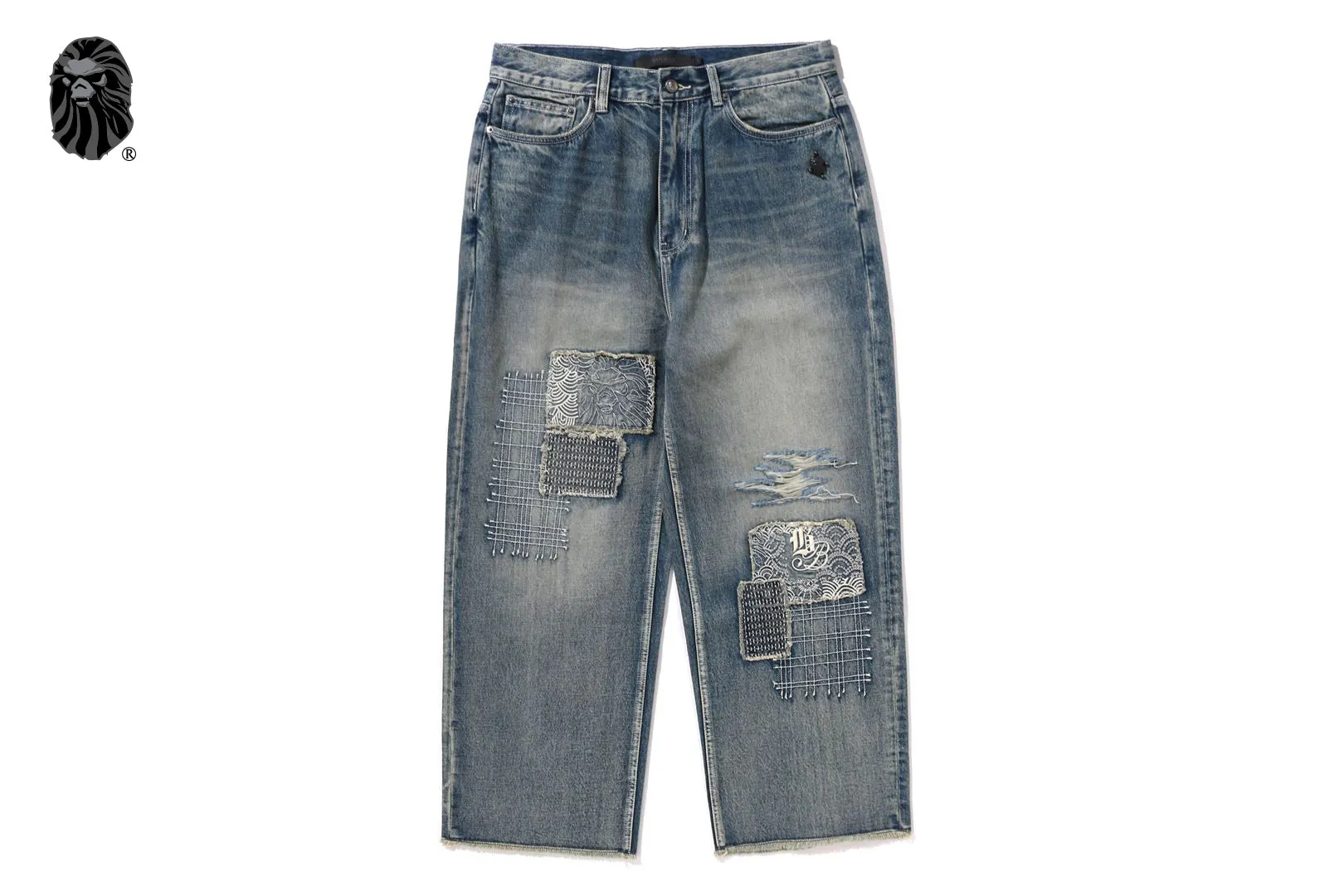 SASHIKO PATCHWORK JEANS sold by Bape product image thumbnail 3