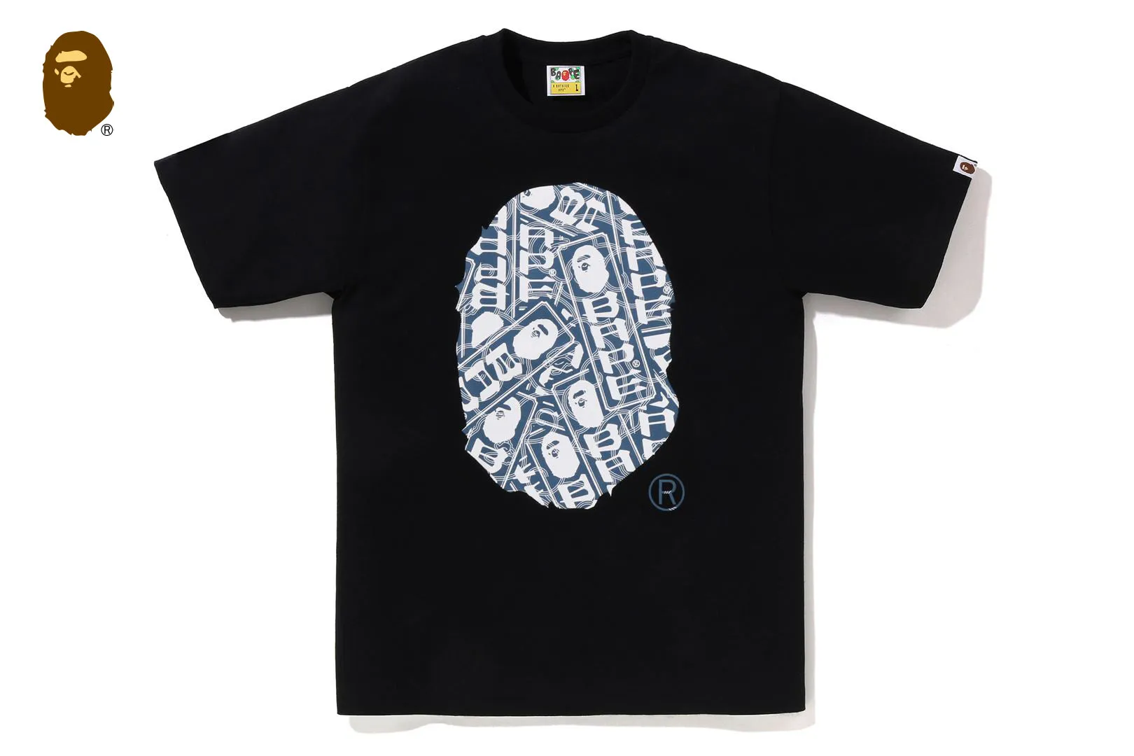 JAPANESE CLOUD CAMO LABEL TEE sold by Bape product image thumbnail 4