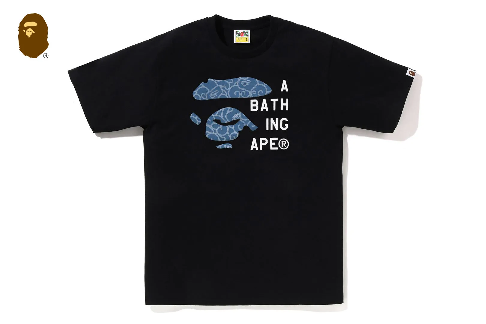 JAPANESE CLOUD CAMO BAPE FACE TAG TEE sold by Bape product image thumbnail 4