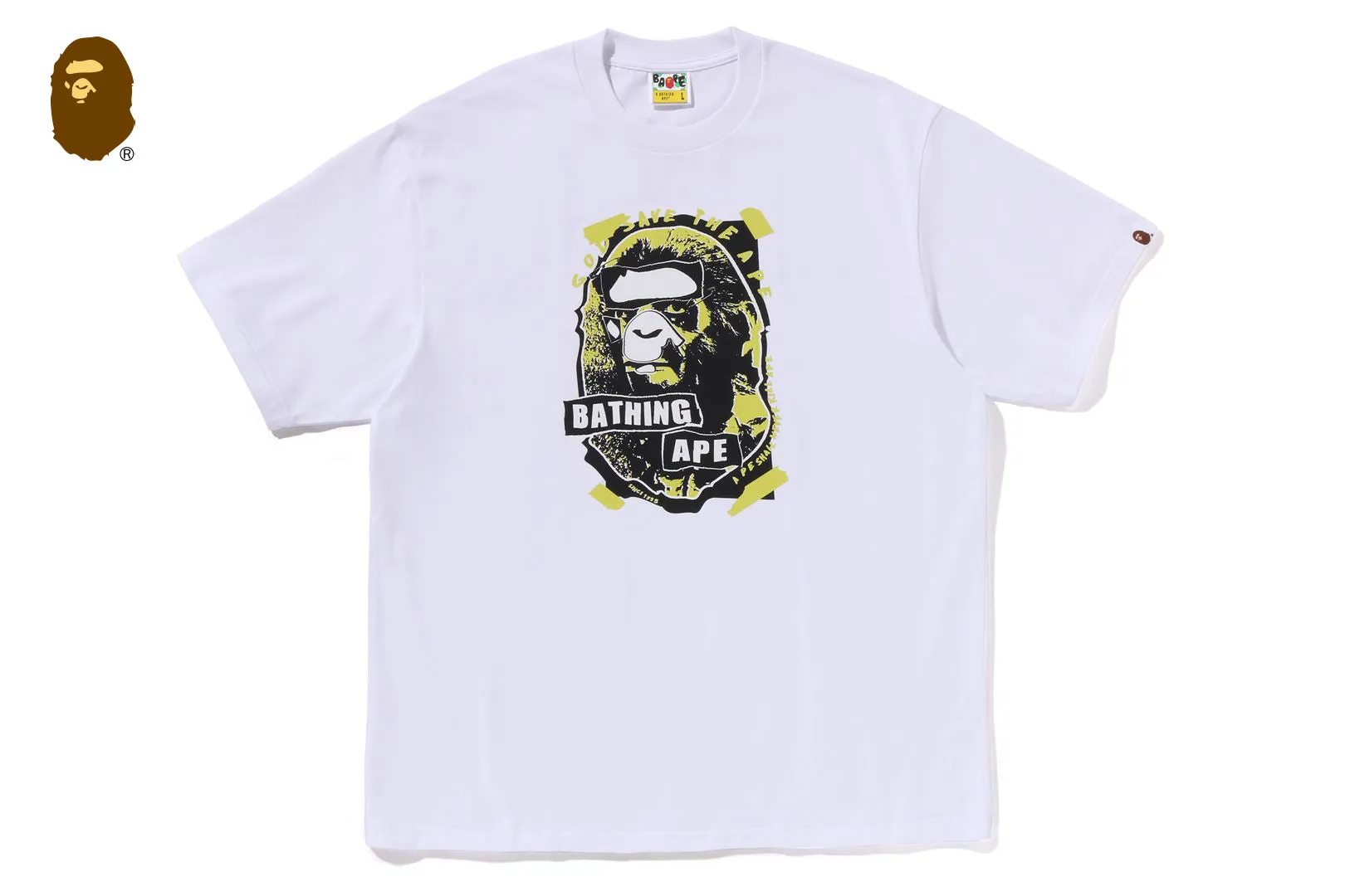 GRAFFITI APE HEAD RELAXED FIT TEE sold by Bape