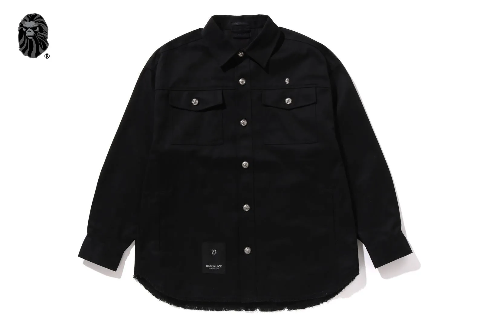 BAPE HEAD TWEED TRIMMED SHACKET #1 sold by Bape