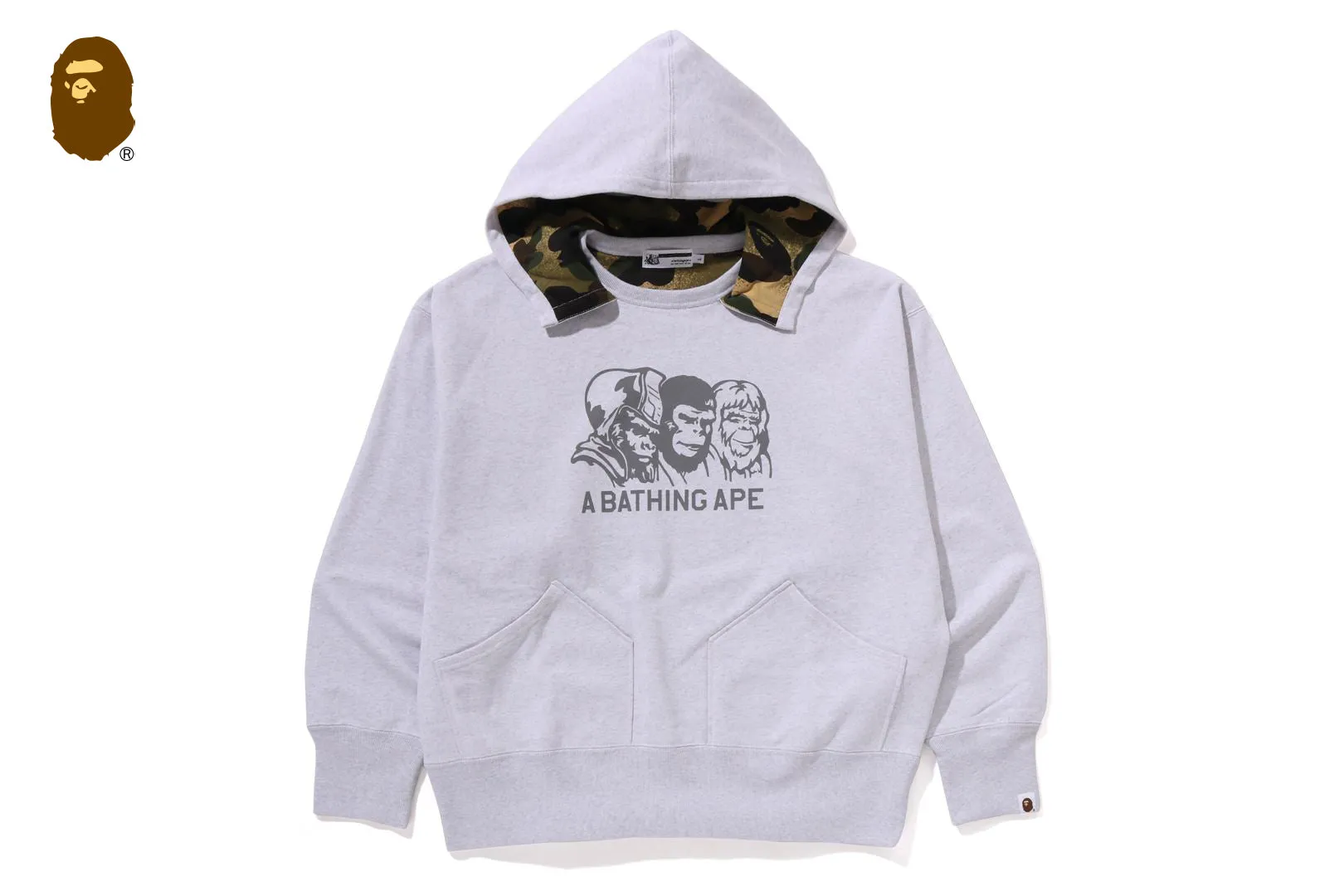 A BATHING APE DOUBLE FACE PULLOVER HOODIE BAPE LEGACY sold by Bape