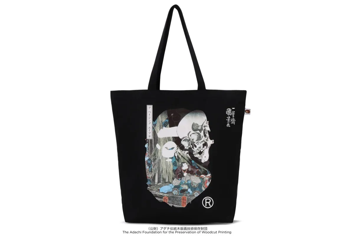 【 BAPE X UKIYO-E 】TOTE BAG made by Bape