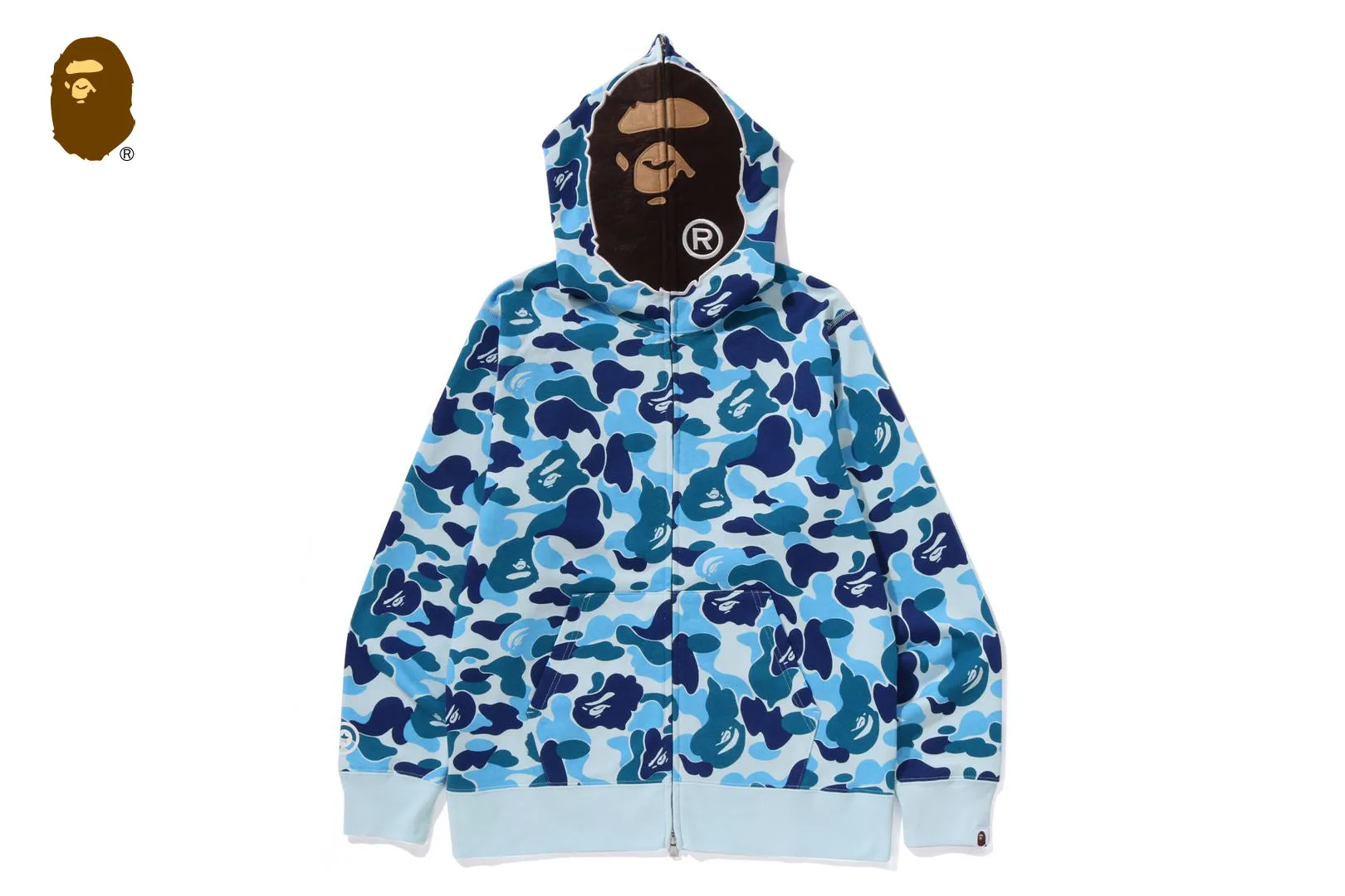 ABC CAMO 2ND APE FULL ZIP HOODIE sold by Bape