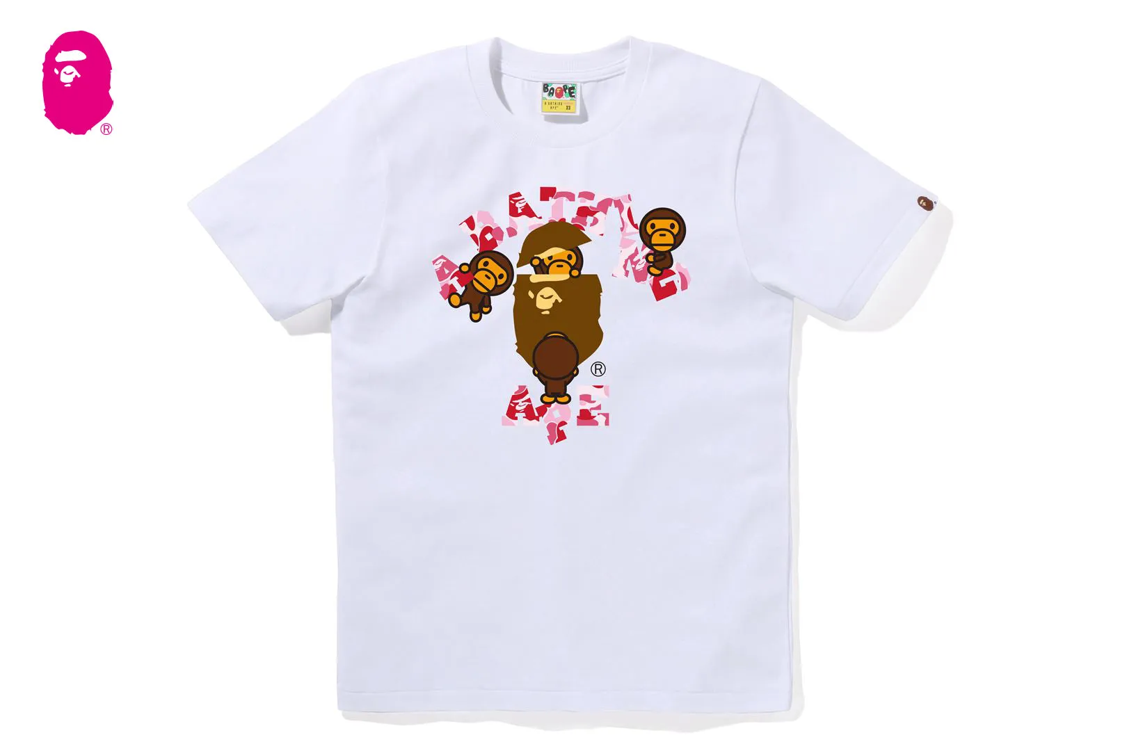 ABC CAMO COLLEGE MILO TEE sold by Bape product image thumbnail 5