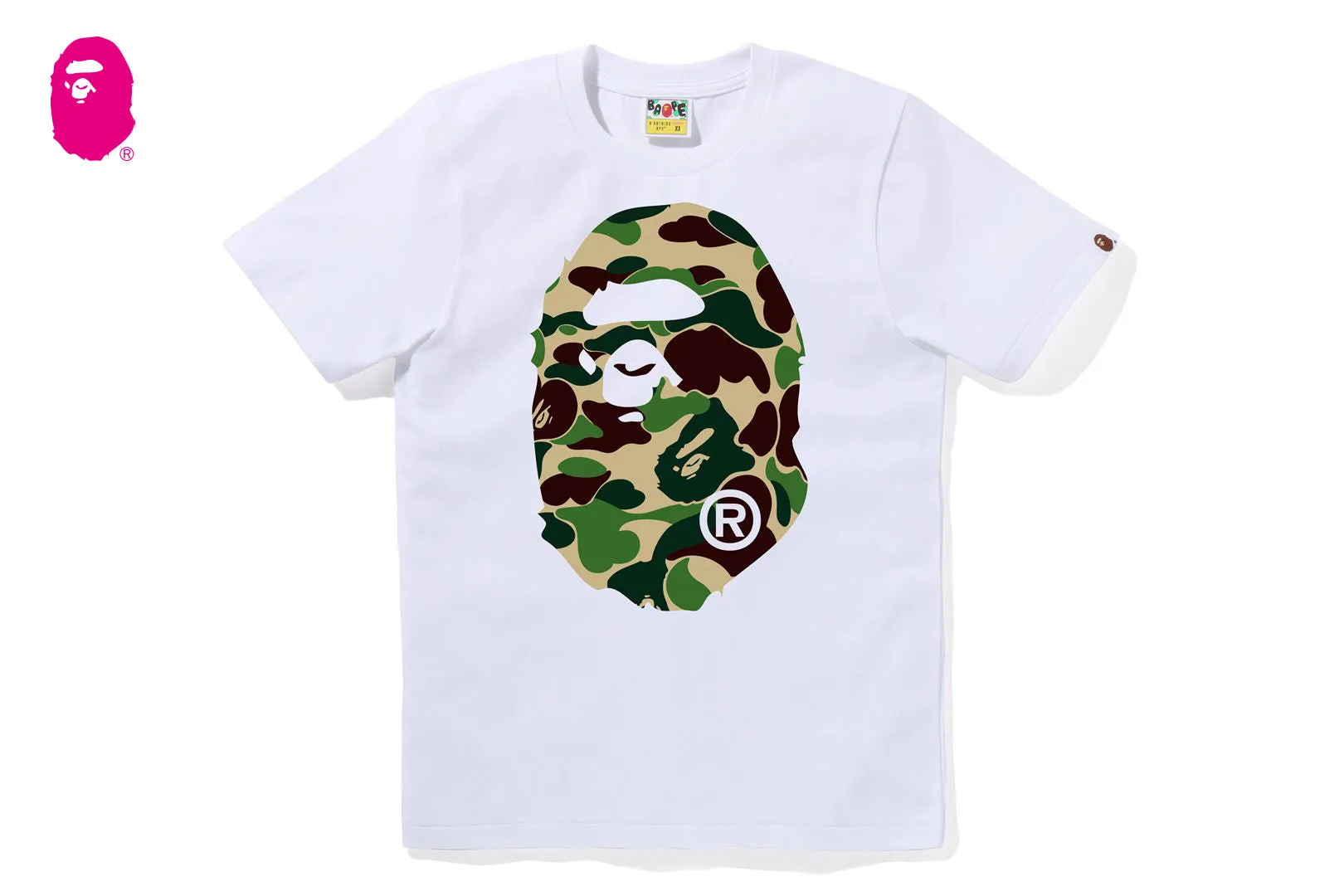 ABC CAMO BIG APE HEAD TEE sold by Bape product image thumbnail 5