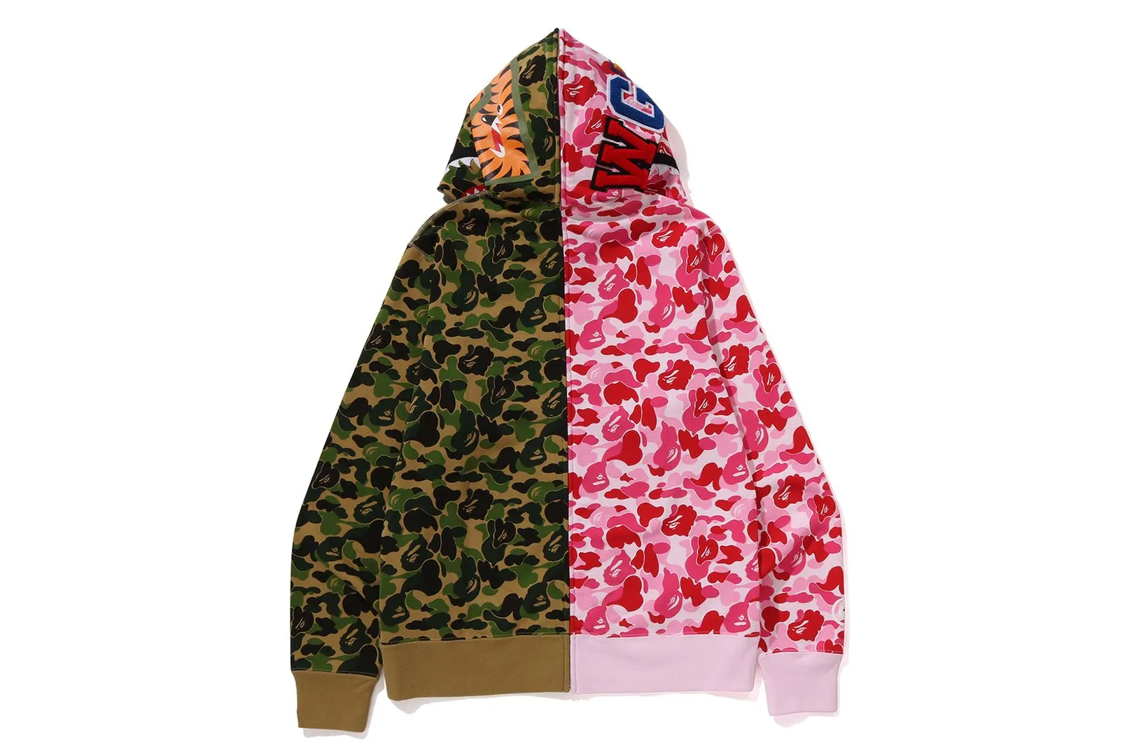 ABC CAMO SEPARATE SHARK FULL ZIP HOODIE sold by Bape product image thumbnail 4