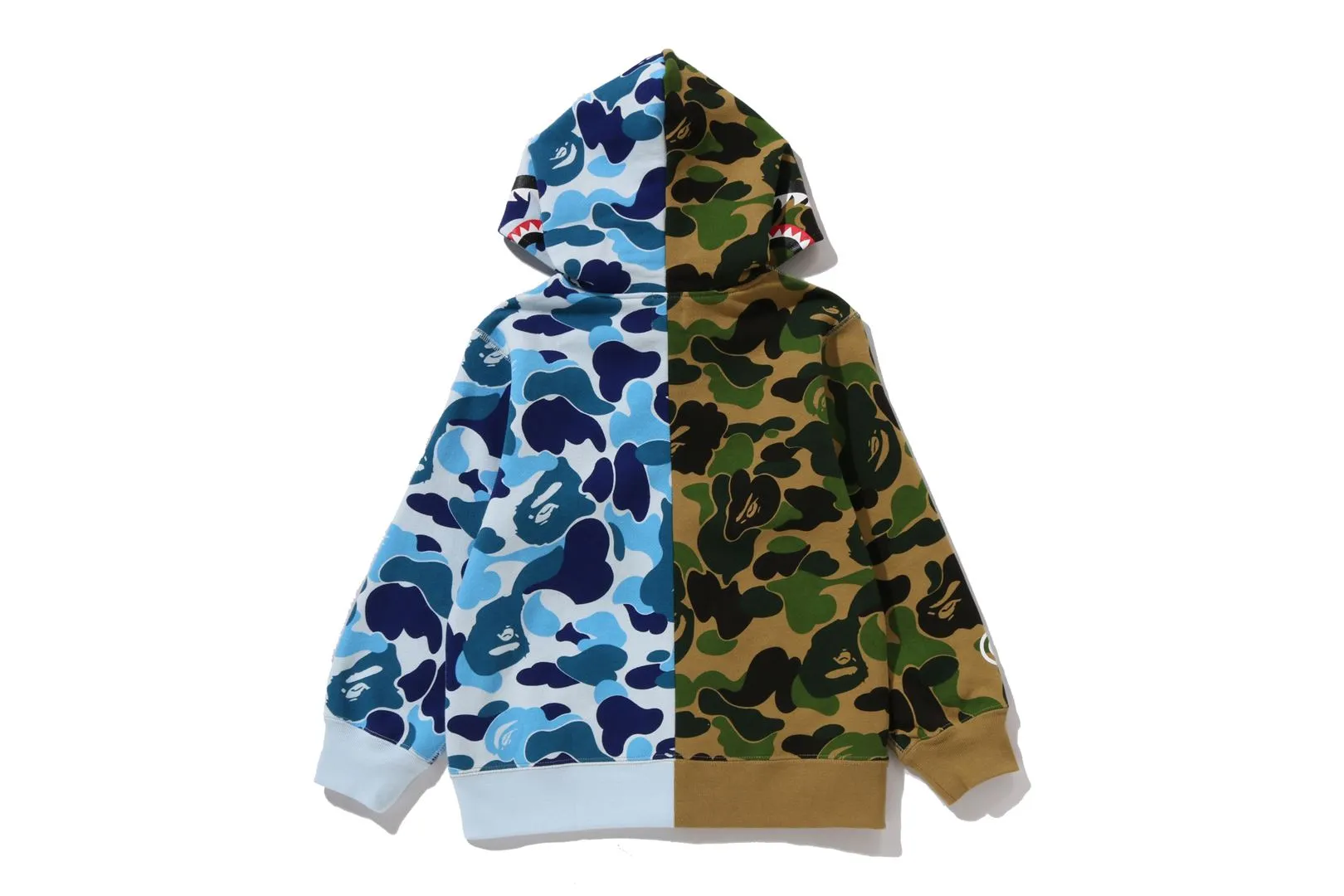 ABC CAMO MULTI SHARK ZIP HOODIE sold by Bape product image thumbnail 4