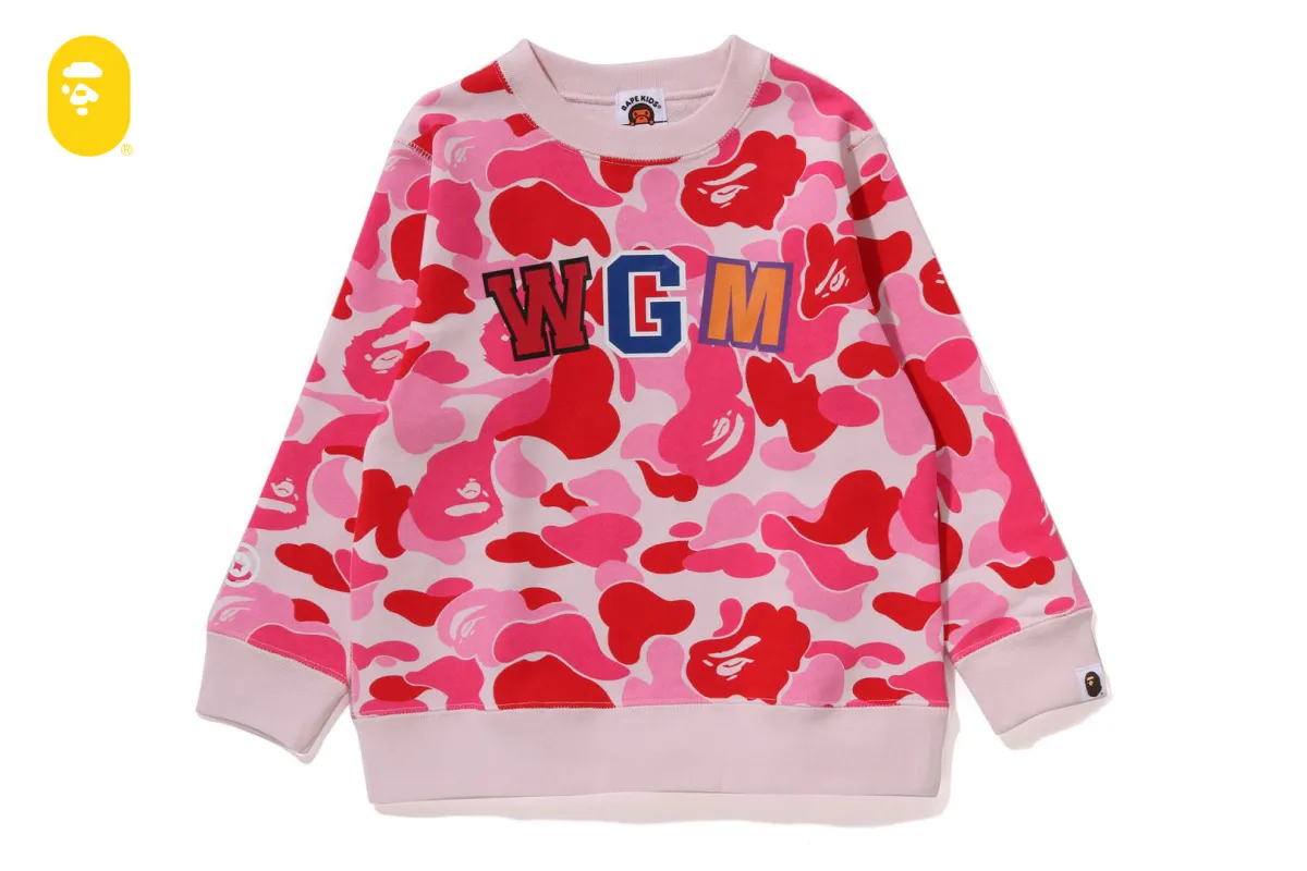 ABC CAMO SHARK CREWNECK SWEATSHIRT sold by Bape