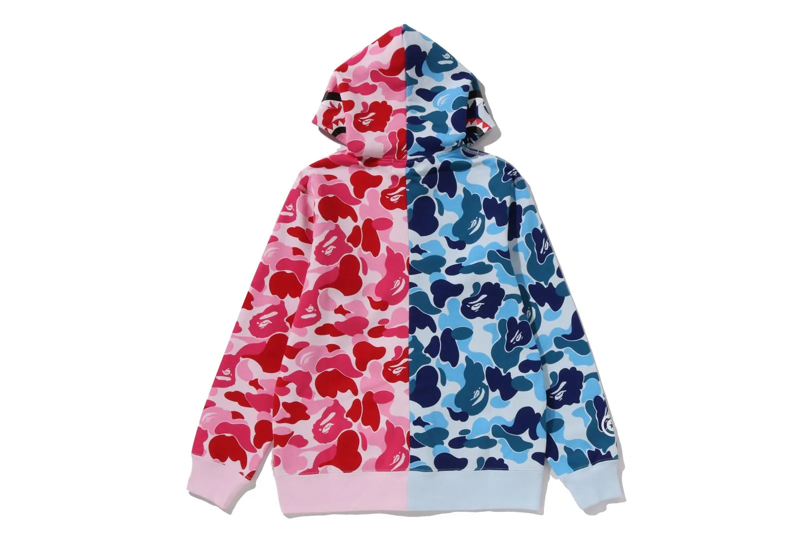 ABC CAMO MULTI SHARK ZIP HOODIE sold by Bape product image thumbnail 4