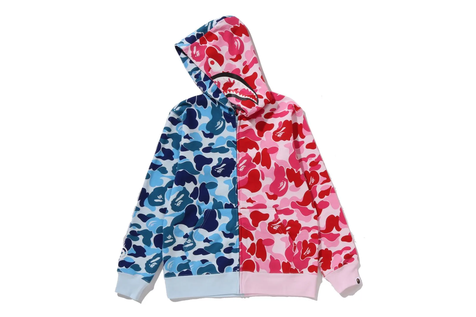 ABC CAMO MULTI SHARK ZIP HOODIE sold by Bape product image thumbnail 3