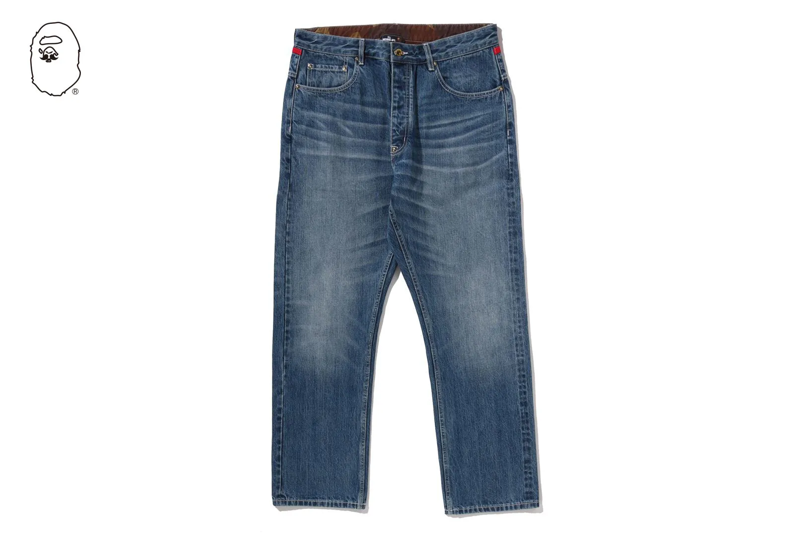 REGULAR FIT DENIM sold by Bape