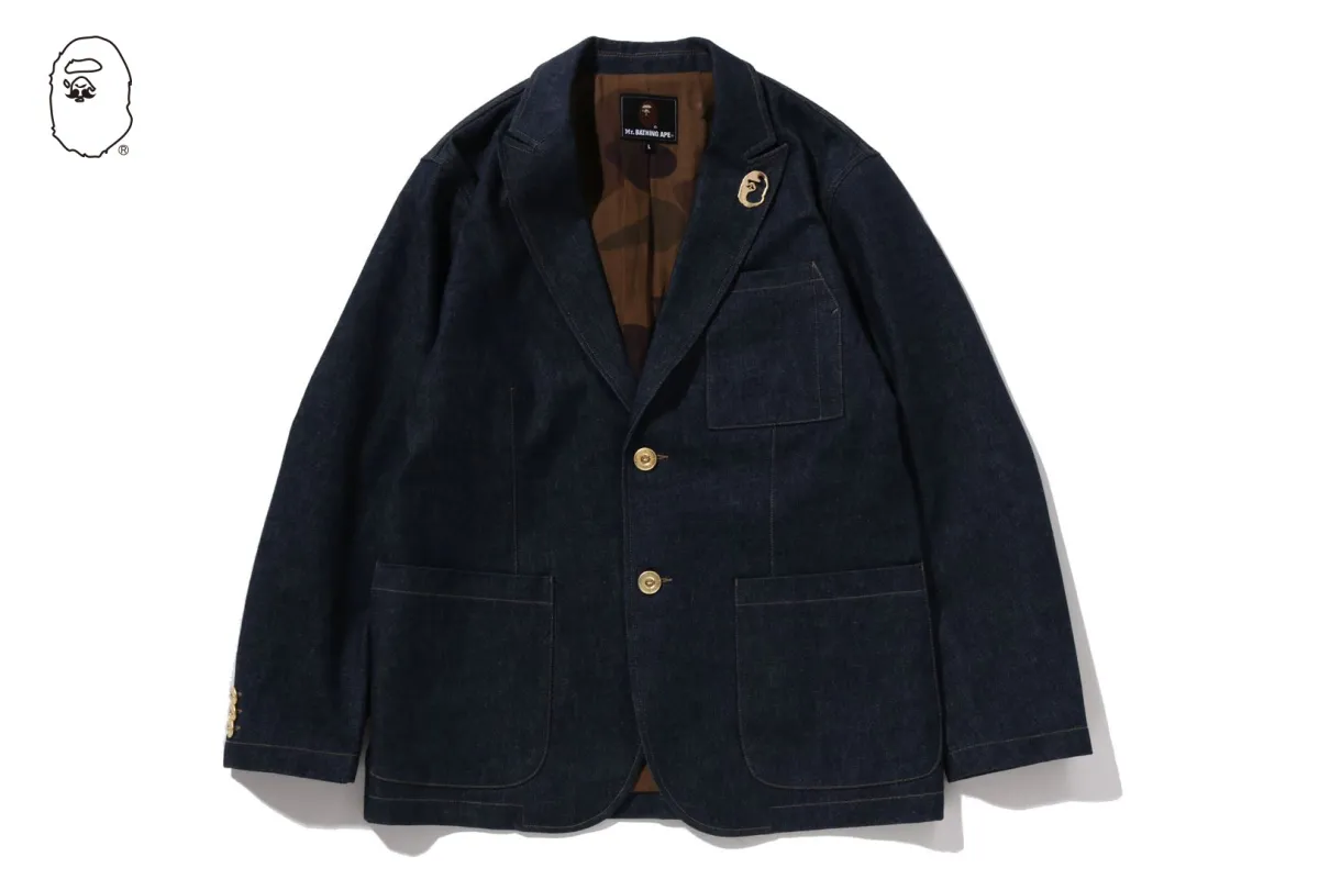 DENIM CASUAL JACKET sold by Bape