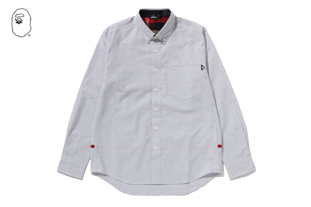 YARN DYE STRIPES OXFORD SHIRT sold by Bape