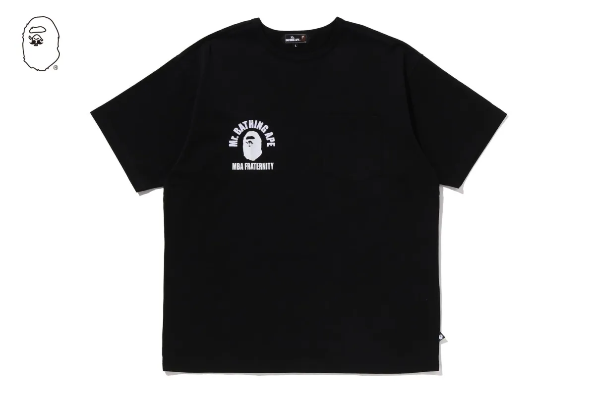 POCKET PRINT TEE sold by Bape