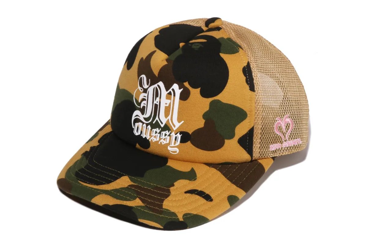 【 BAPE X MOUSSY 】REISSUE MESH CAP sold by Bape